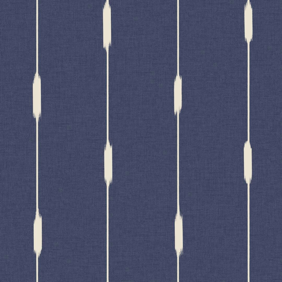 Tapeta paski ikat Caselio BLS 107776110 Ikara Blue Shades