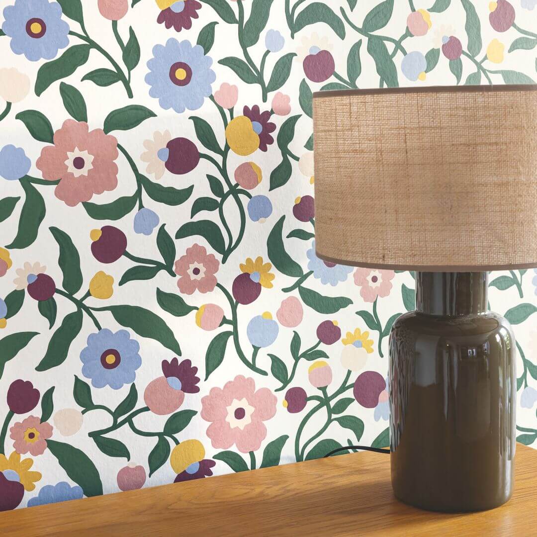 Tapeta kwiaty Caselio HKC 107630426 Capucine Happy Kids Club