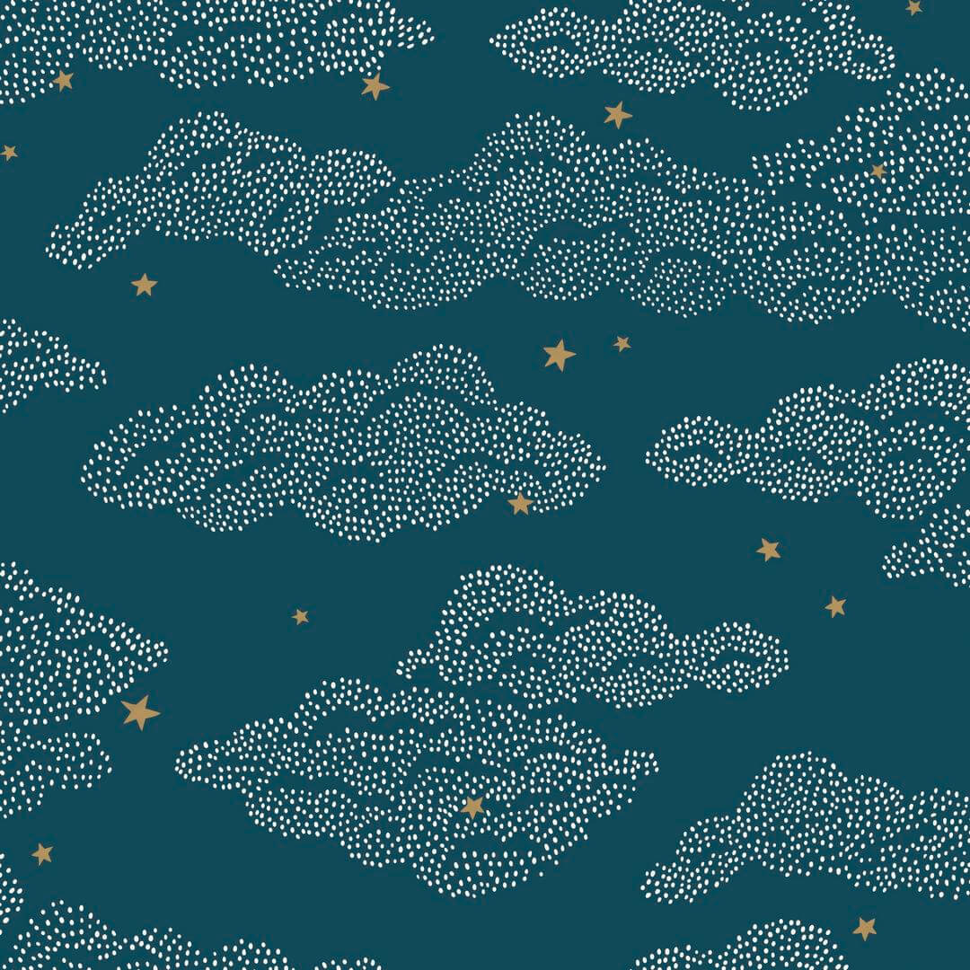 Tapeta chmury Caselio HKC 107646612 Little Sky Happy Kids Club