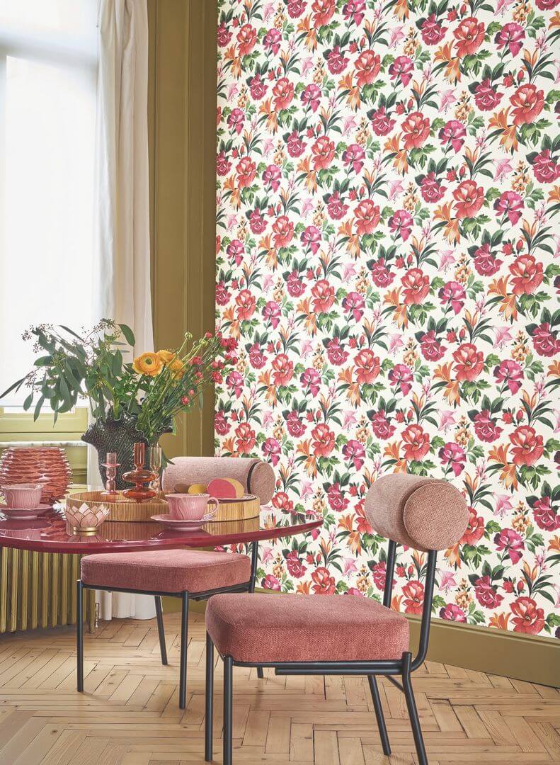 Tapeta kwiaty Casadeco BJAR 202578654 Bouquet D'été  Le Beau Jardin