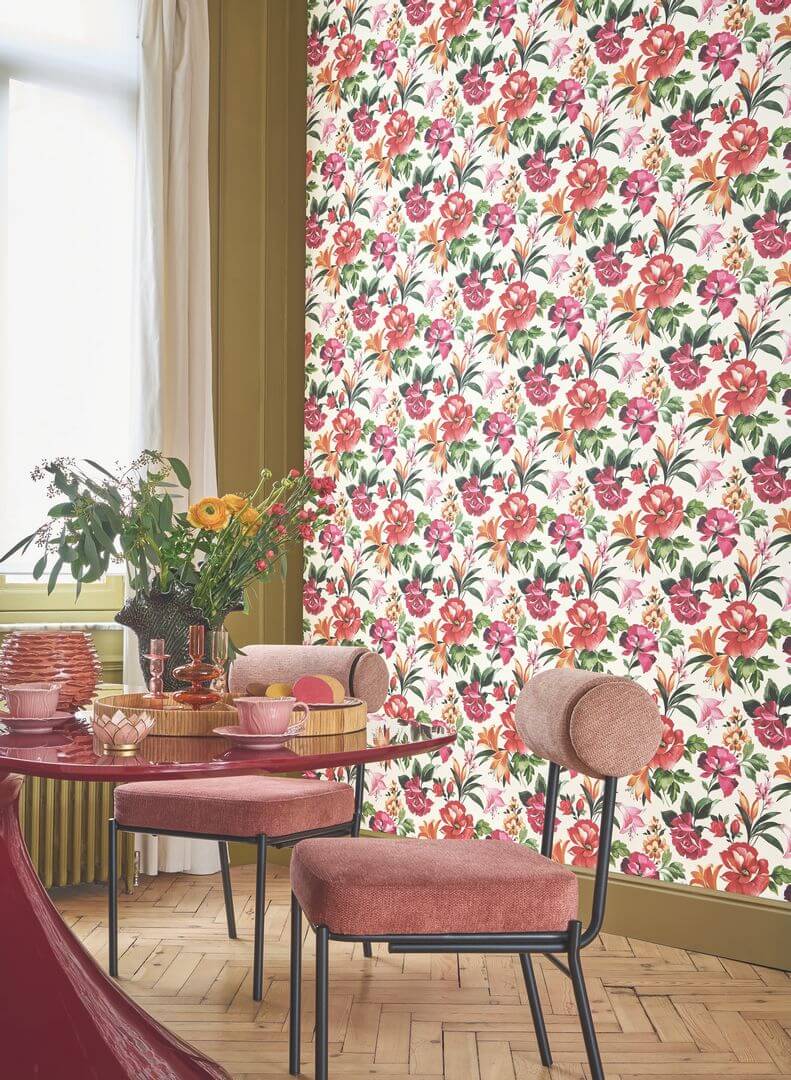 Tapeta kwiaty Casadeco BJAR 202578654 Bouquet D'été  Le Beau Jardin