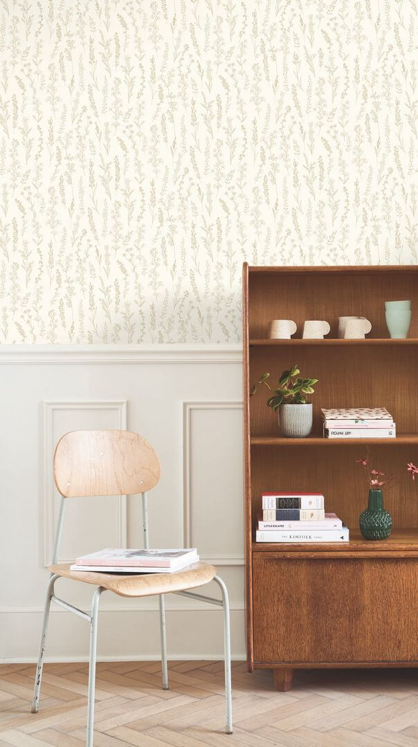 Tapeta zielnik Casadeco BJAR 202591234 Carnet Botanique Le Beau Jardin