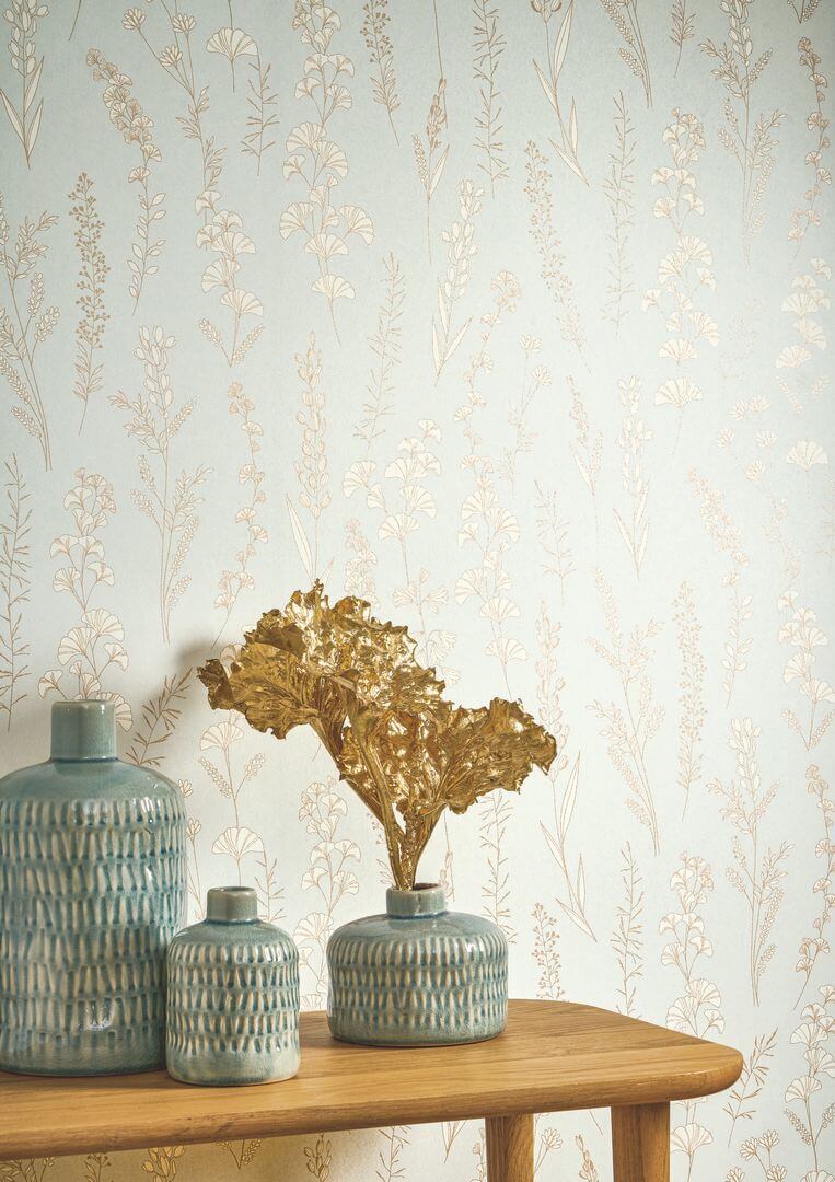 Tapeta zielnik Casadeco BJAR 202596314 Carnet Botanique Le Beau Jardin