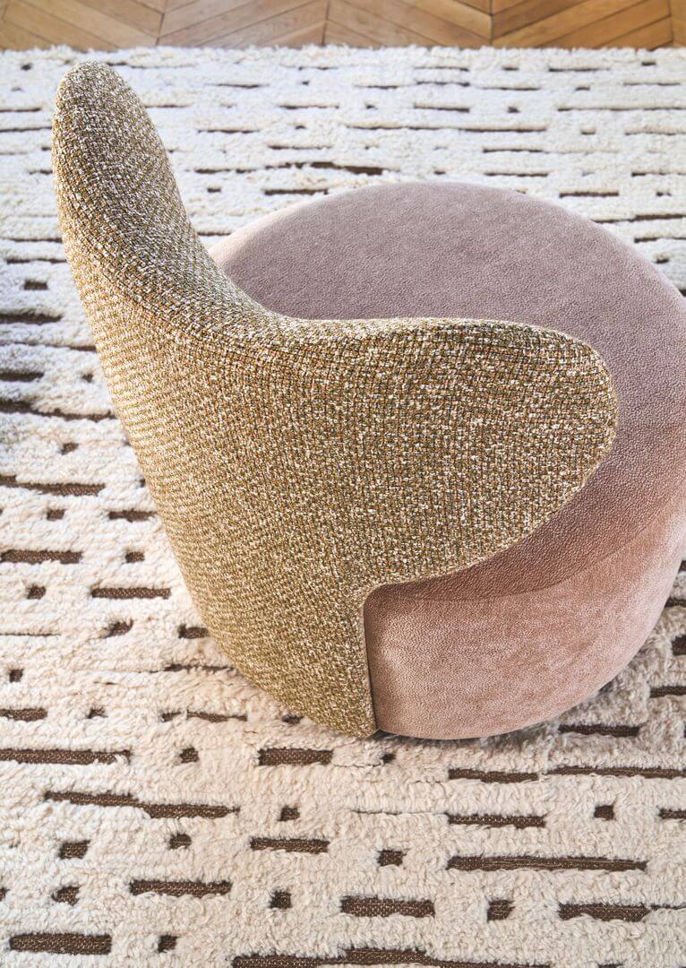 Tkanina typu boucle Casamance 92010329 Prestige Les Precieuses