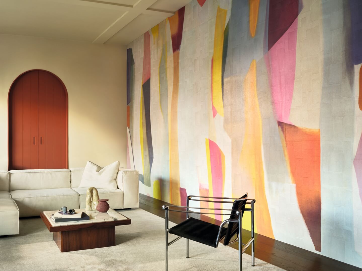 Mural abstrakcyjny Elitis VP 1025 01 Aspirations Fusionnelles Sangpi