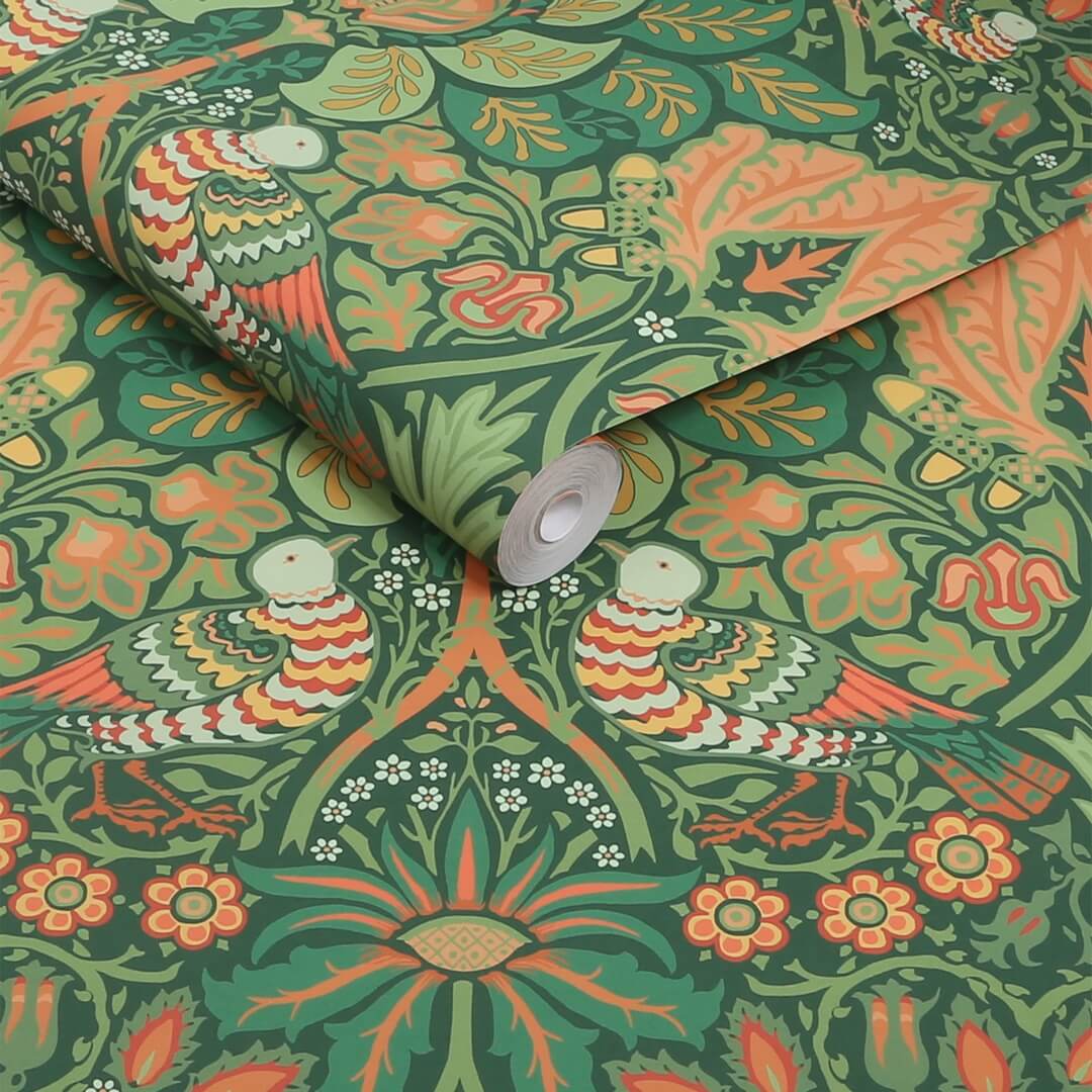 Tapeta botaniczna Graham & Brown Dove & Rose 140480 William Morris At Home Volume II