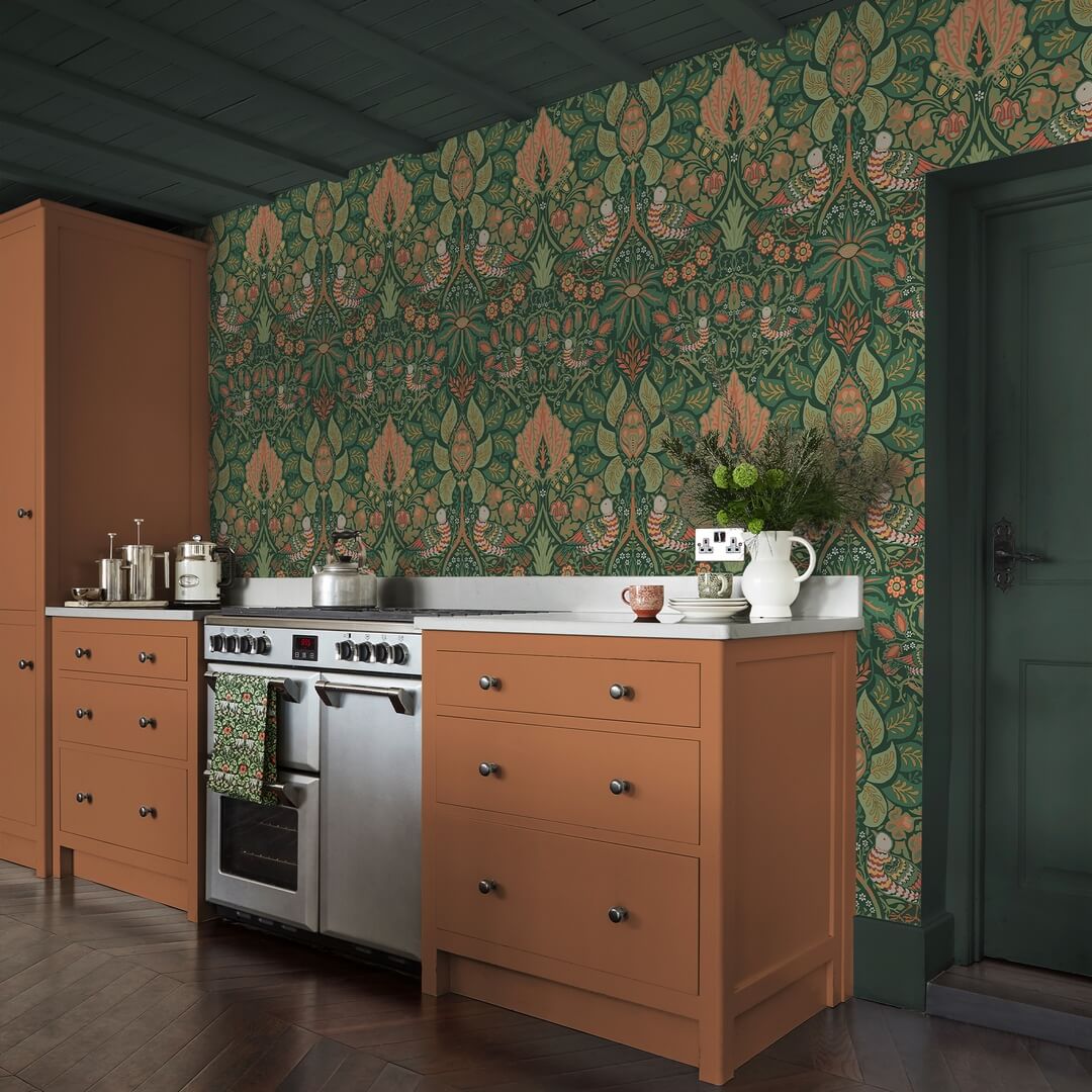 Tapeta botaniczna Graham & Brown Dove & Rose 140480 William Morris At Home Volume II