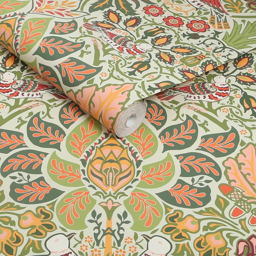 Tapeta botaniczna Graham & Brown Dove & Rose 140481 William Morris At Home Volume II