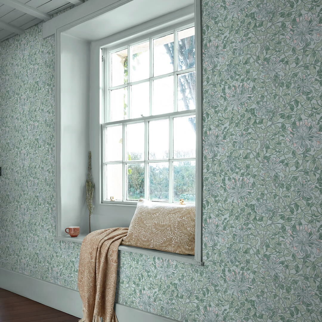 Tapeta roślinna Graham & Brown Honeysuckle 140485 William Morris At Home Volume II