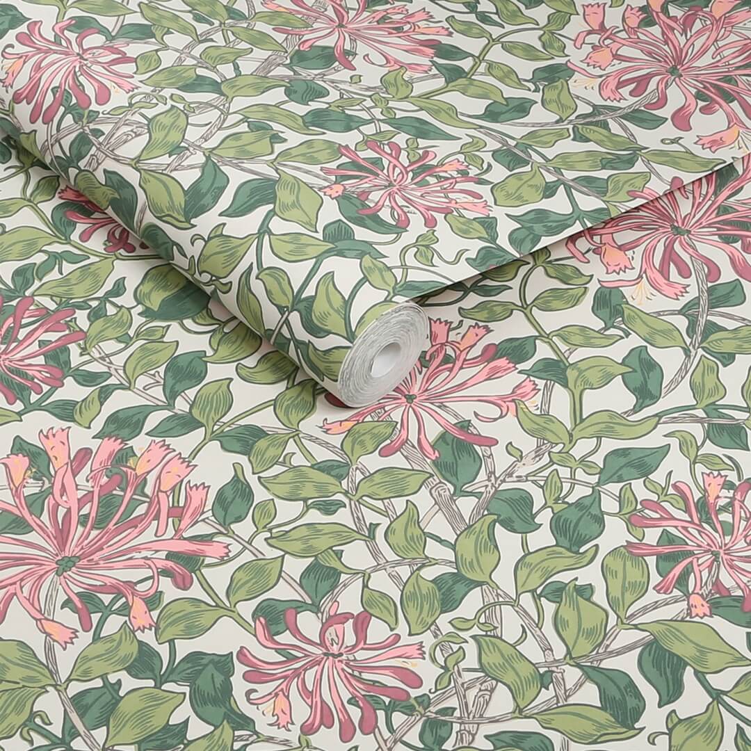 Tapeta roślinna Graham & Brown Honeysuckle 140486 William Morris At Home Volume II