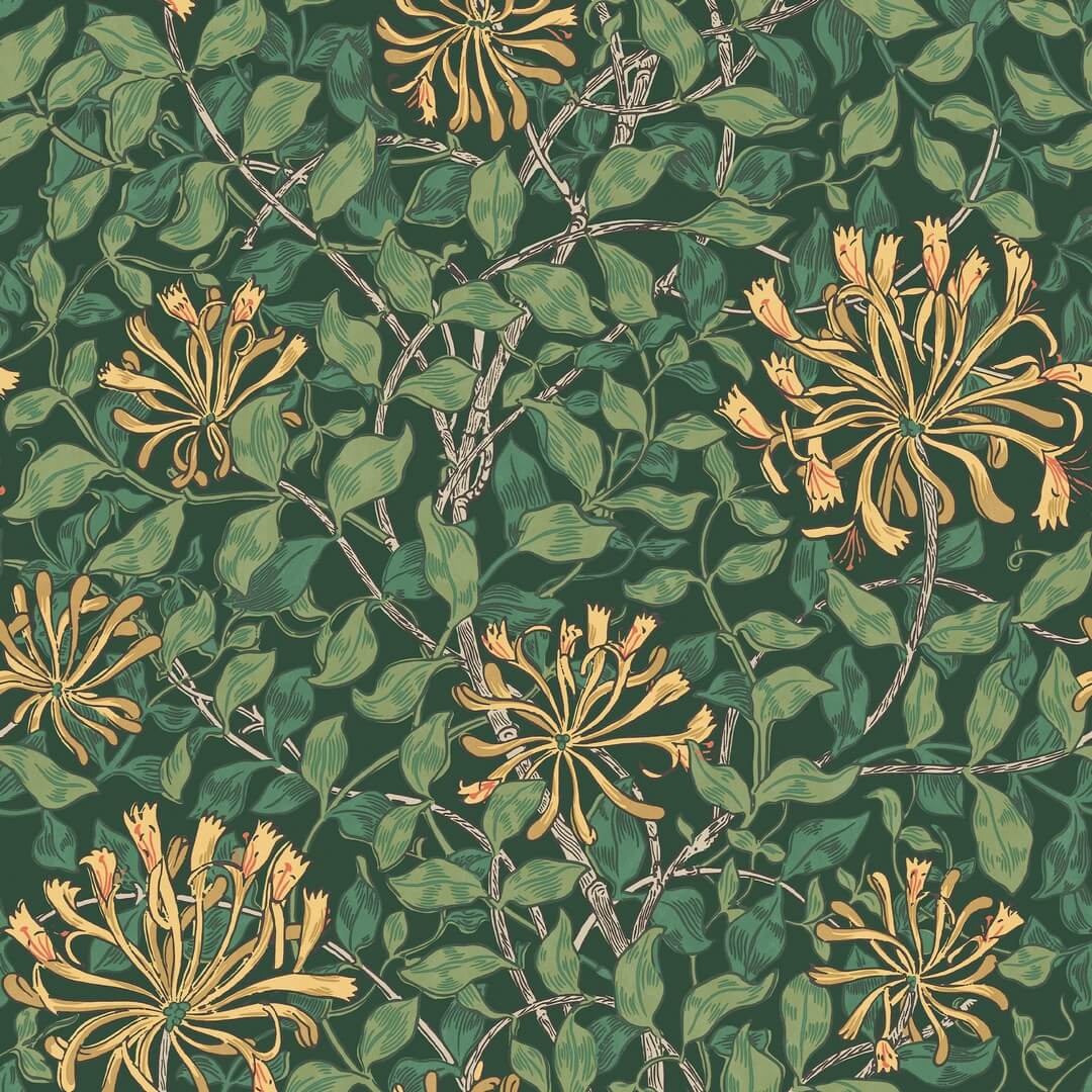 Tapeta roślinna Graham & Brown Honeysuckle 140487 William Morris At Home Volume II