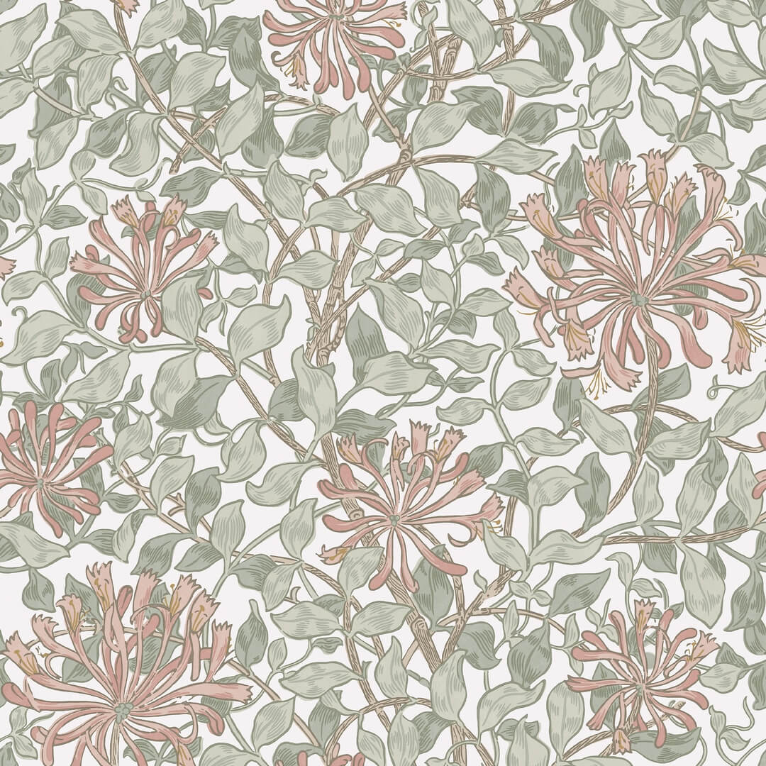 Tapeta roślinna Graham & Brown Honeysuckle 140488 William Morris At Home Volume II