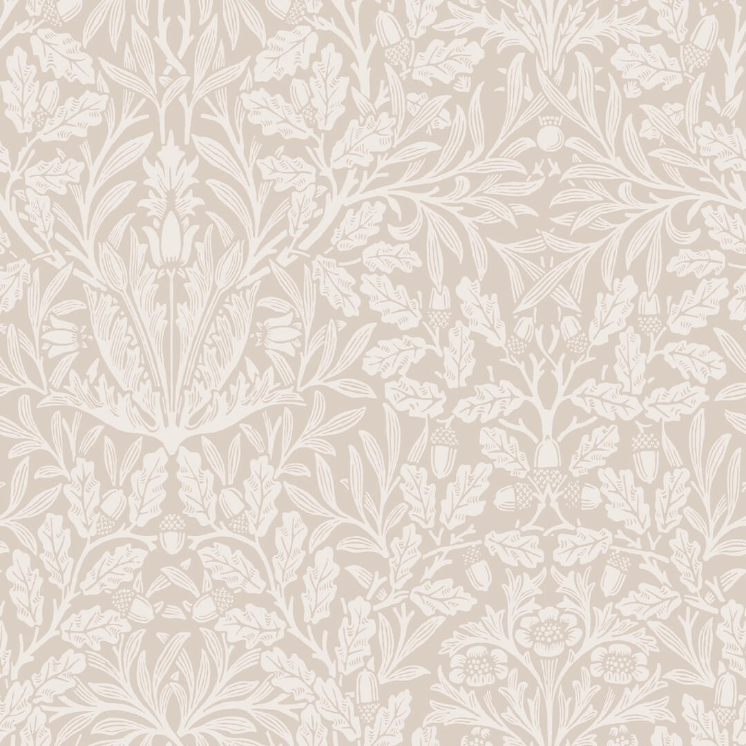 Tapeta z roślinnym wzorem Graham & Brown Acorn 140491 William Morris At Home Volume II