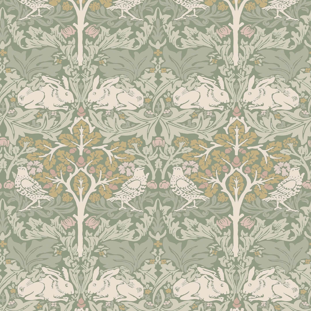 Tapeta botaniczna Graham & Brown Brother Rabbit 140500 William Morris At Home Volume II