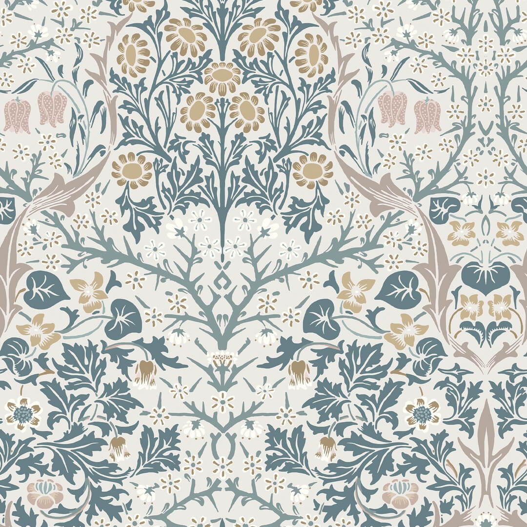 Tapeta z roślinnym wzorem Graham & Brown Blackthorn 140505 William Morris At Home Volume II