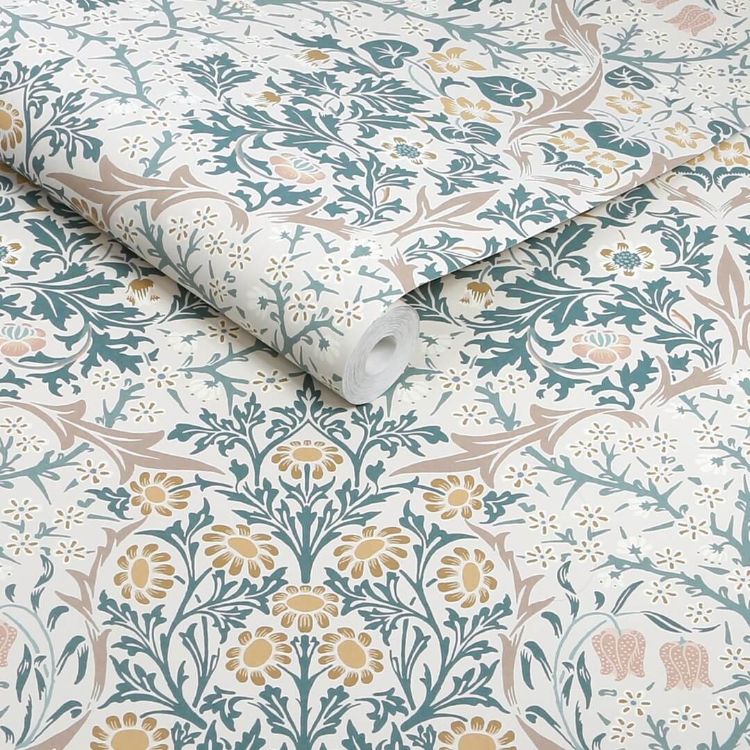 Tapeta z roślinnym wzorem Graham & Brown Blackthorn 140505 William Morris At Home Volume II
