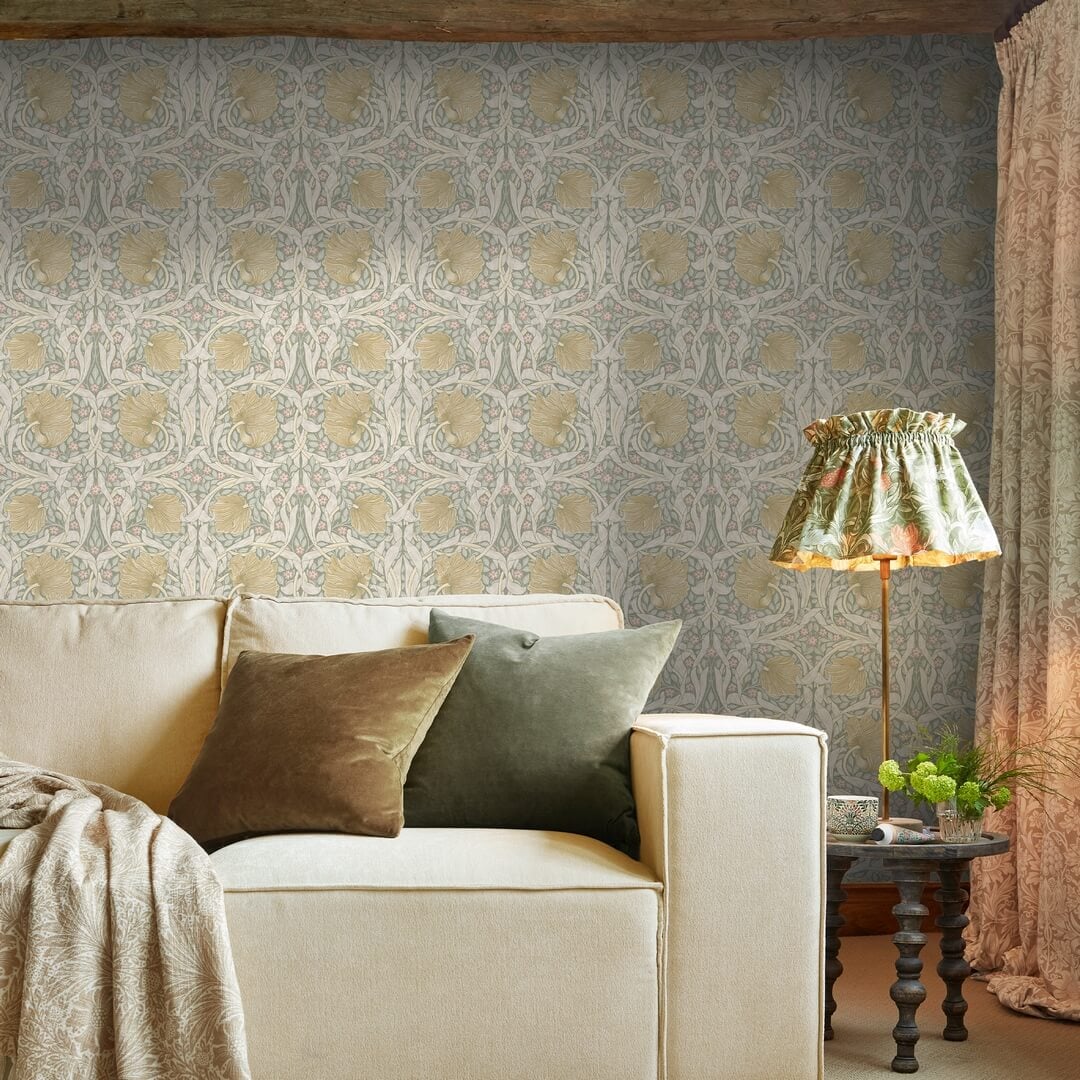Tapeta roślinny ornament Graham & Brown Pimpernel 140506 William Morris At Home Volume II