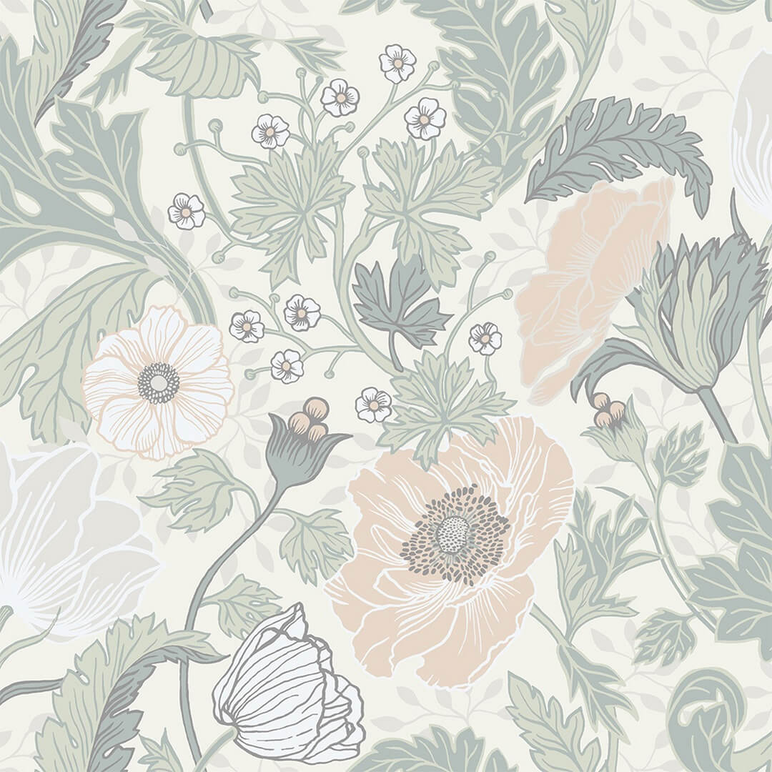 Tapeta kwiaty maku Midbec 33000 Anemone Gronhaga