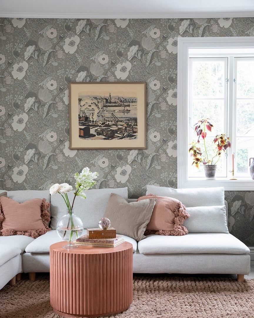Tapeta kwiaty maku Midbec 44102 Anemone Gronhaga