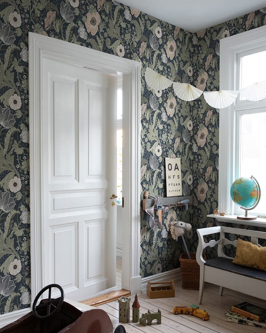 Tapeta kwiaty maku Midbec 44103 Anemone Gronhaga