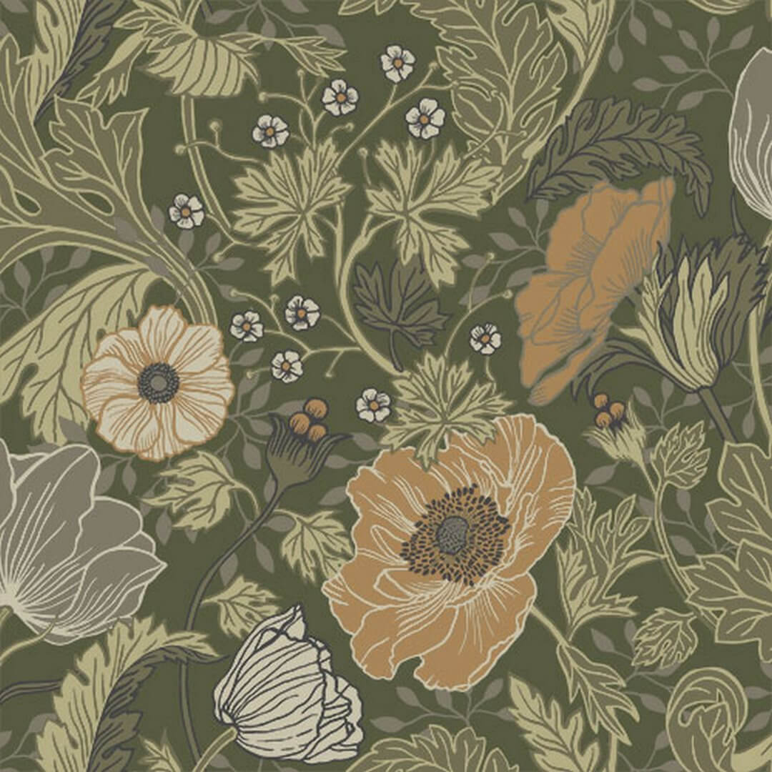 Tapeta kwiaty maku Midbec 44104 Anemone Gronhaga