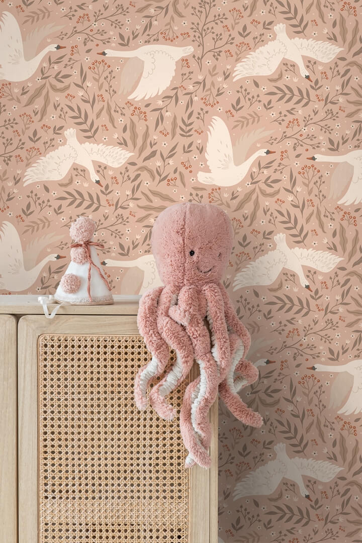Tapeta łabędzie Esta 130957 Pom Pom Pie