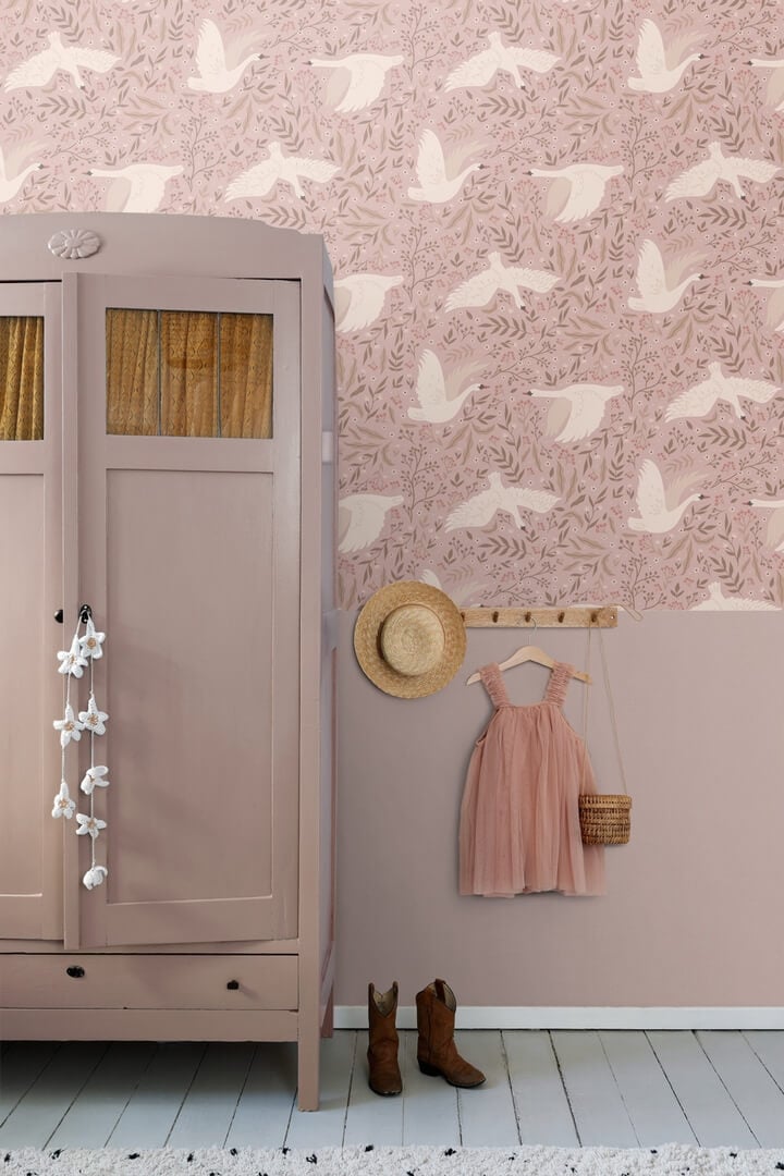Tapeta łabędzie Esta 130958 Pom Pom Pie