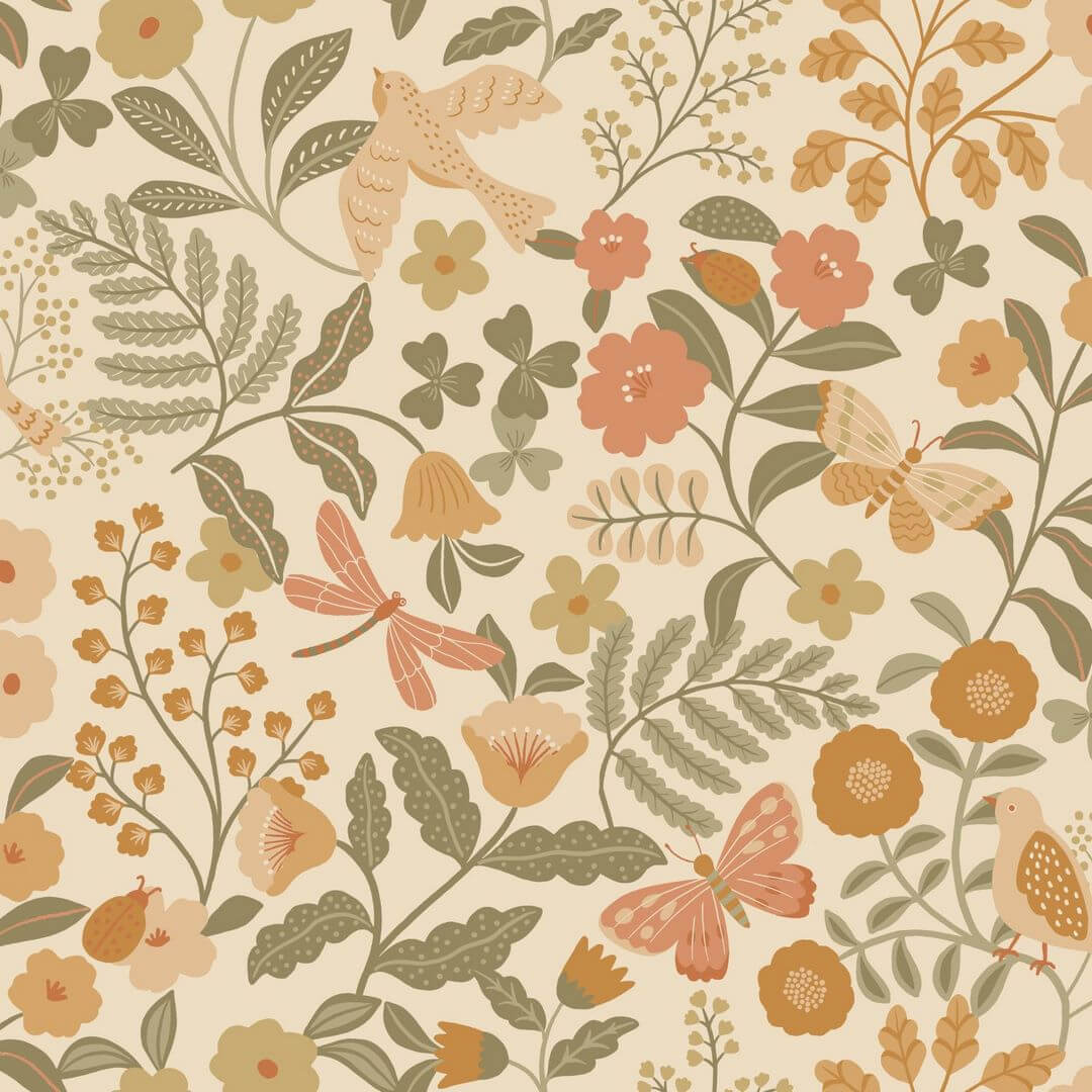 Tapeta botaniczna Esta 131393 Pom Pom Pie
