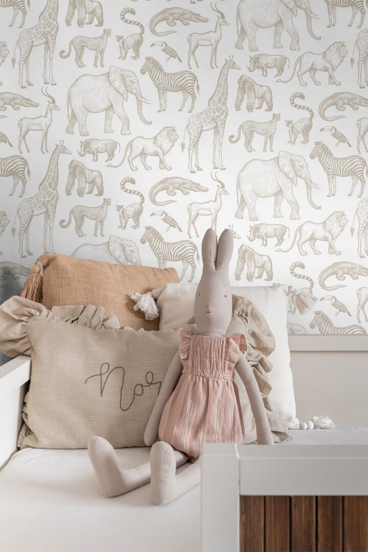 Tapeta zwierzęta safari Esta 139690 Pom Pom Pie