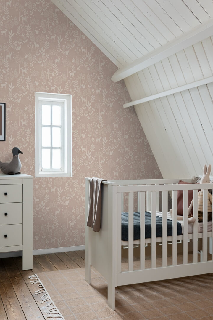 Tapeta zwierzątka w lesie Esta 139759 Pom Pom Pie