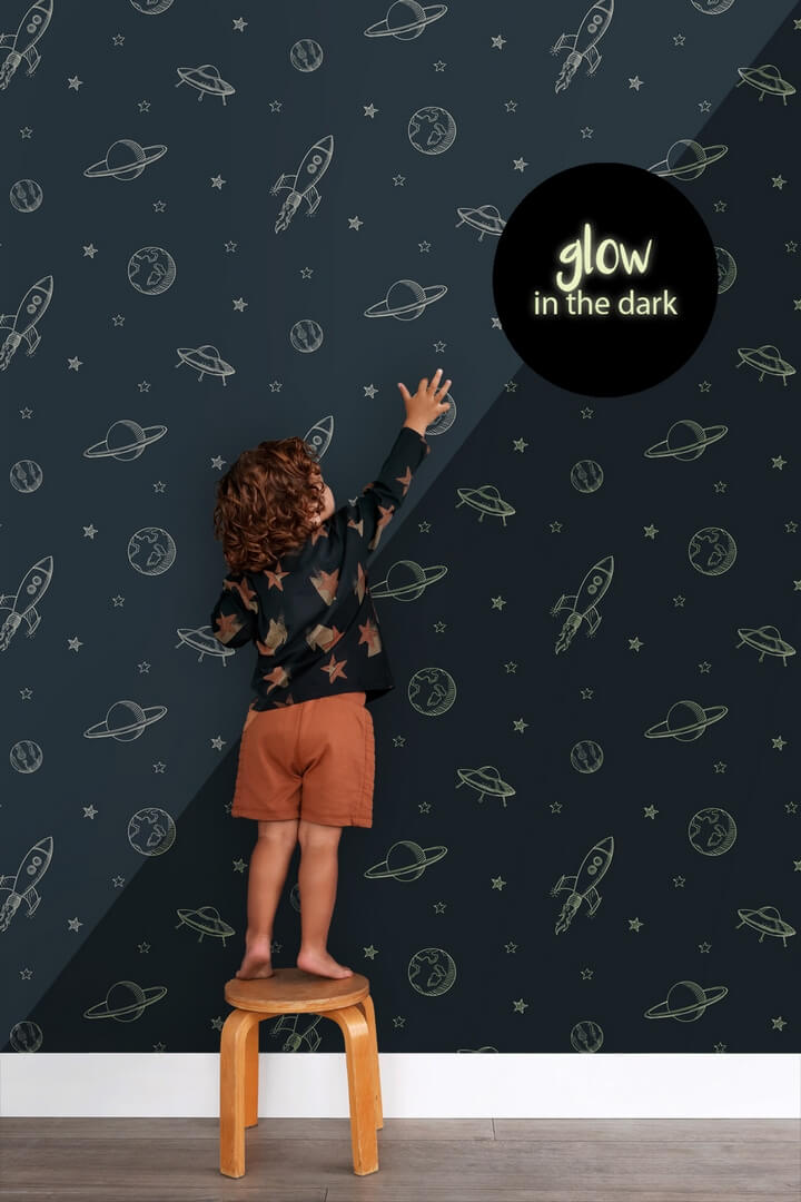 Tapeta kosmos Esta 139761 Pom Pom Pie – tapeta fluorescencyjna