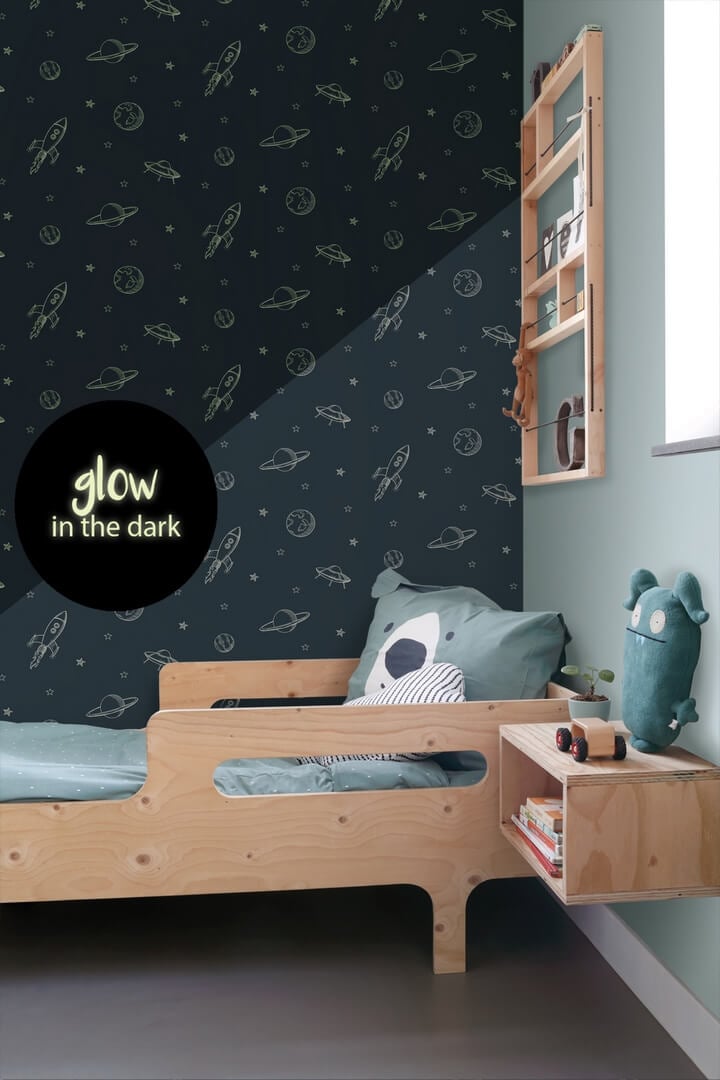 Tapeta kosmos Esta 139761 Pom Pom Pie – tapeta fluorescencyjna