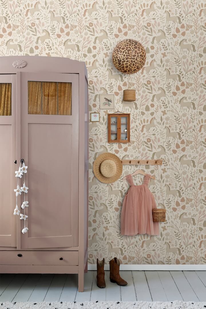 Tapeta jednorożce Esta 139806 Pom Pom Pie