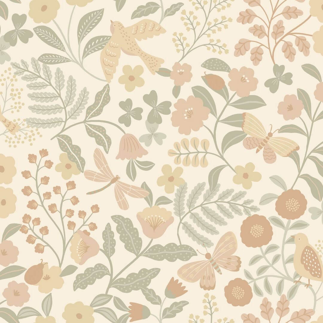 Tapeta botaniczna Esta 139867 Pom Pom Pie