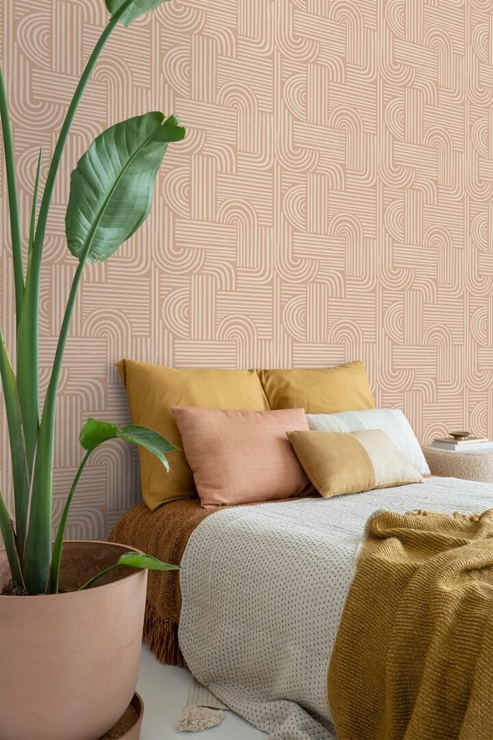 Tapeta geometryczna Esta 139936 Pom Pom Pie