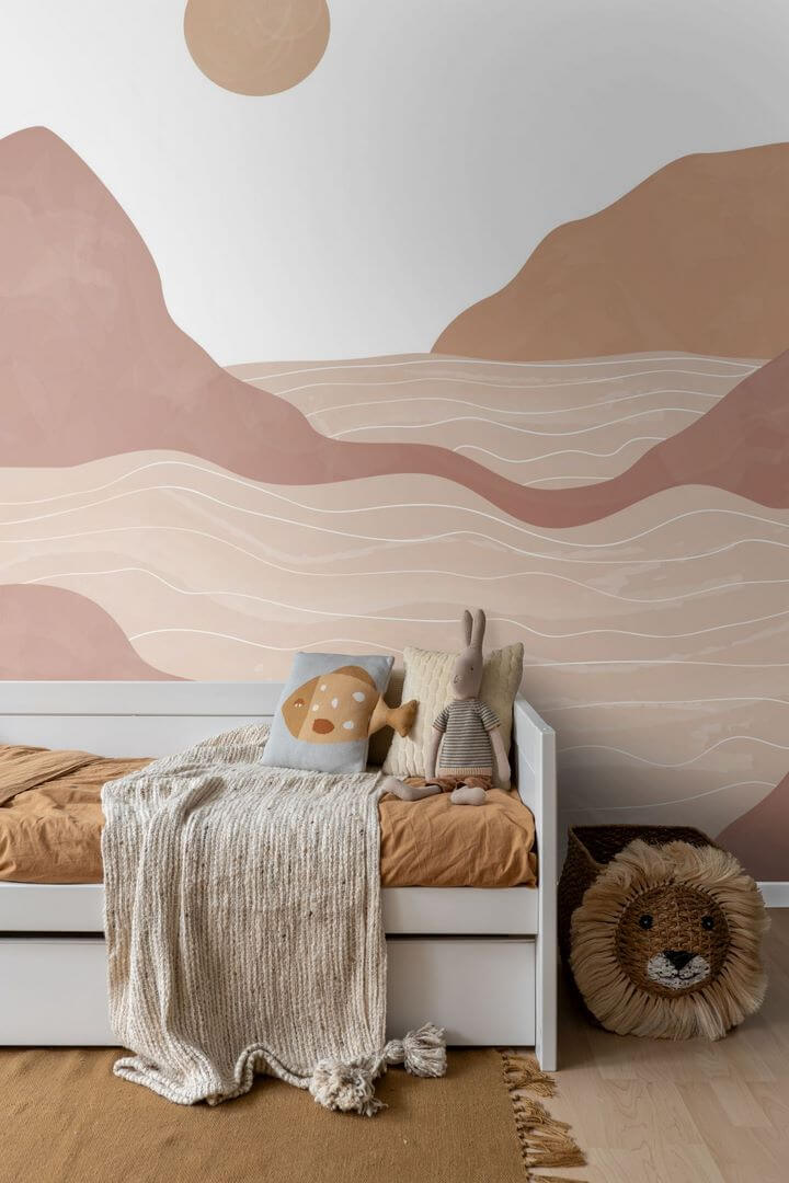 Mural artystyczny krajobraz gór Esta 159422 Pom Pom Pie