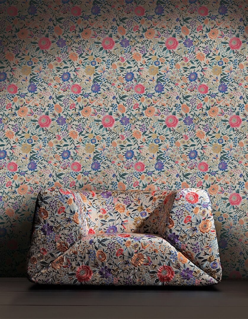 Tapeta kwiaty Jannelli & Volpi 10671 Oriental Garden Missoni Home 06