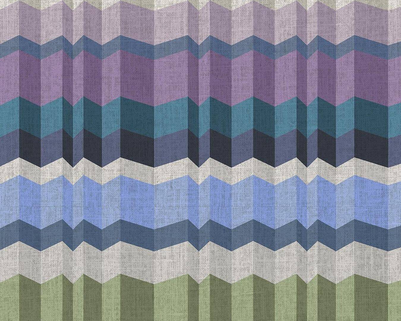 Tapeta zygzaki z efektem 3D Jannelli & Volpi 10690 Waves Missoni Home 06