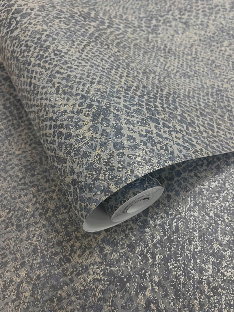 Tapeta skóra węża z metalicznymi elementami Holden 66282 Boa Essence