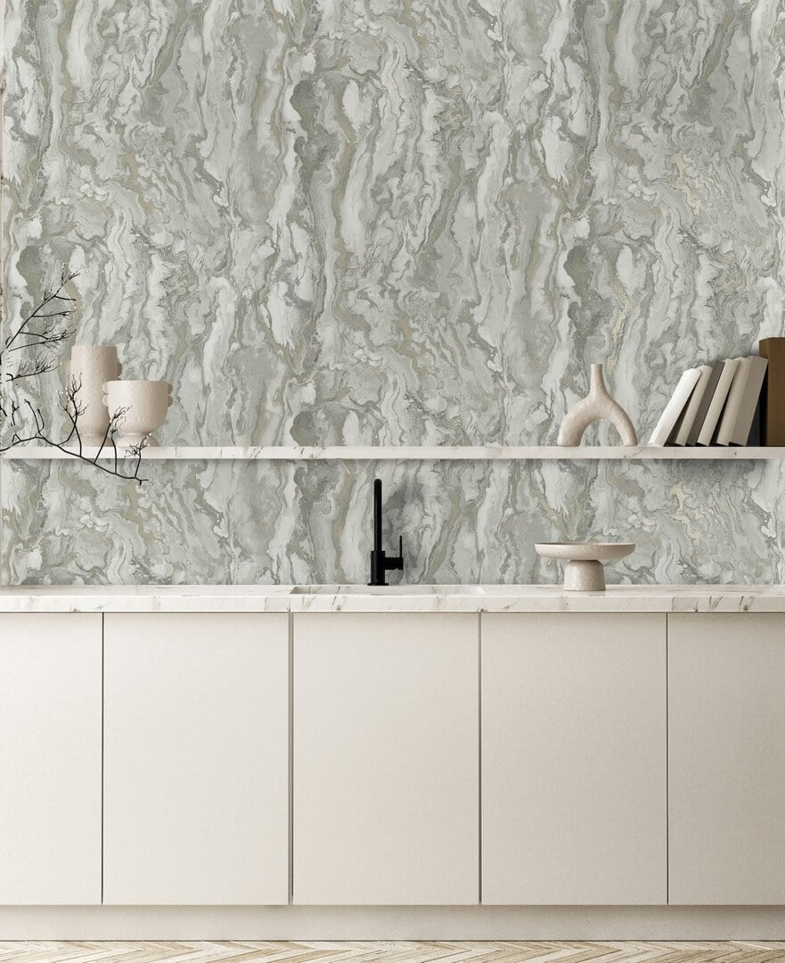 Tapeta marmur Holden 66333 Thassos Marble Essence
