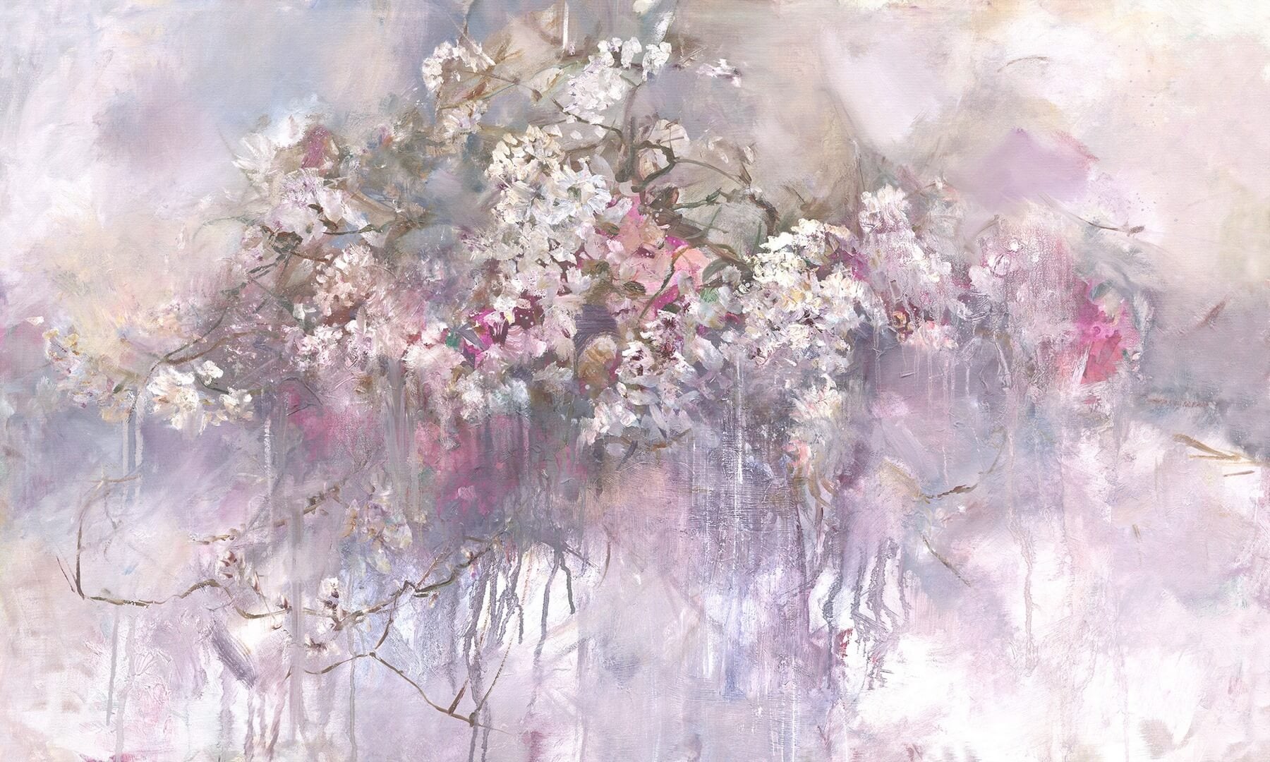 Fototapeta artystyczne kwiaty Wonderwall Amethyst 35034107