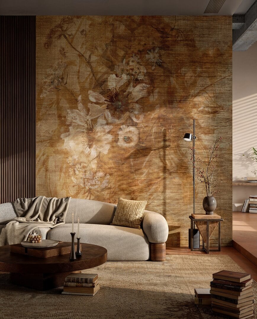 Fototapeta artystyczne kwiaty Wonderwall Russet 35035104