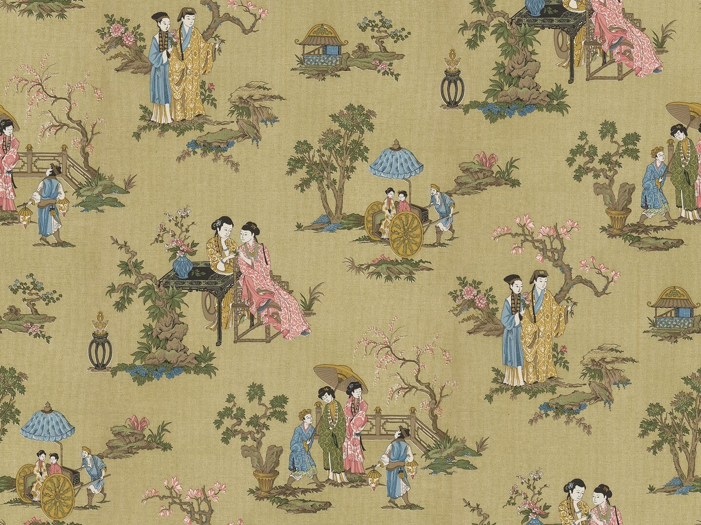 Fototapeta scenki rodzajowe Rebel Walls R21312 Toile Conversation Brown Sophisticated Luxe
