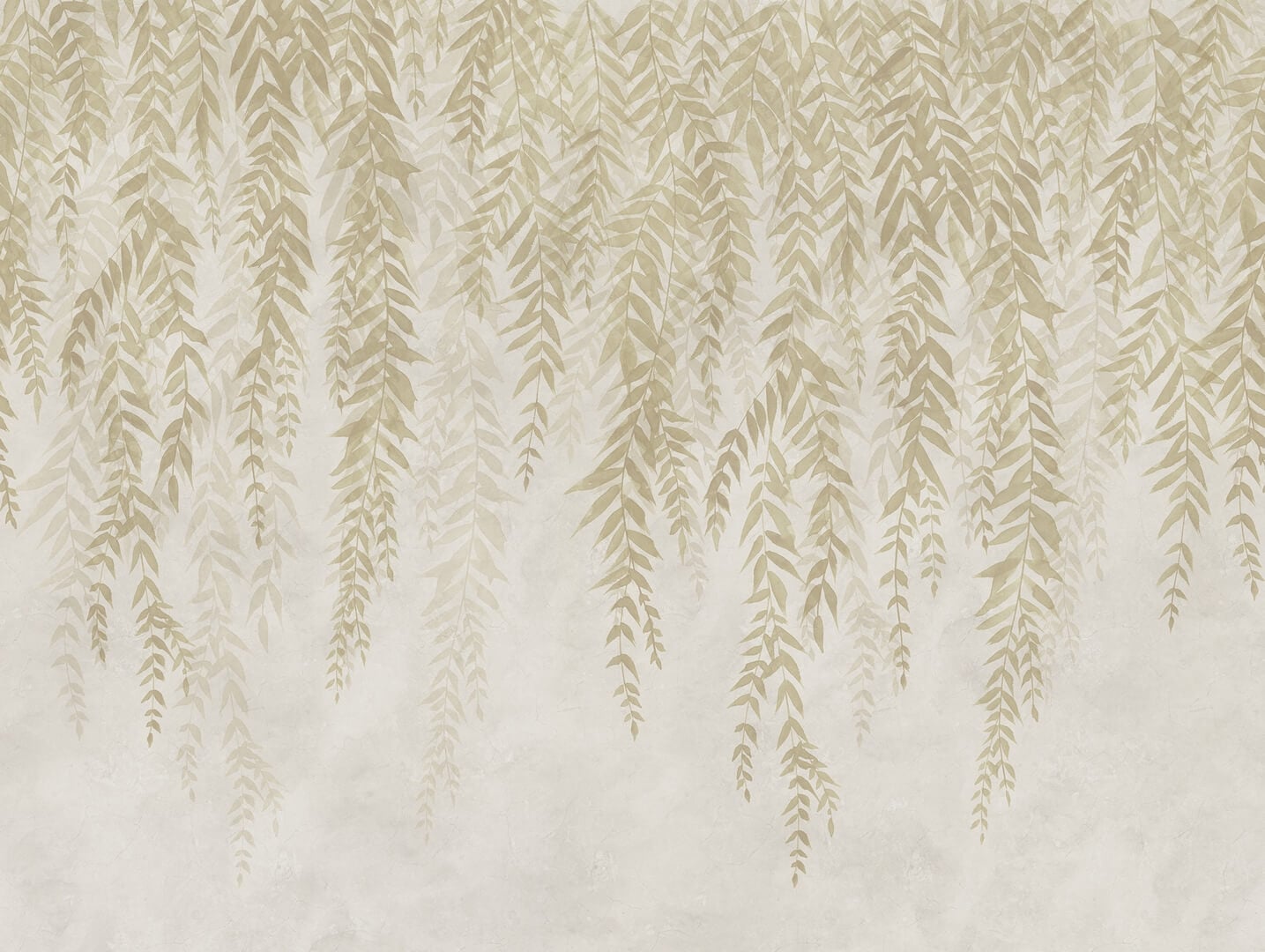 Fototapeta zwisające liście bambusa Rebel Walls R22014 Whispers of Bamboo Beige Sophisticated Luxe