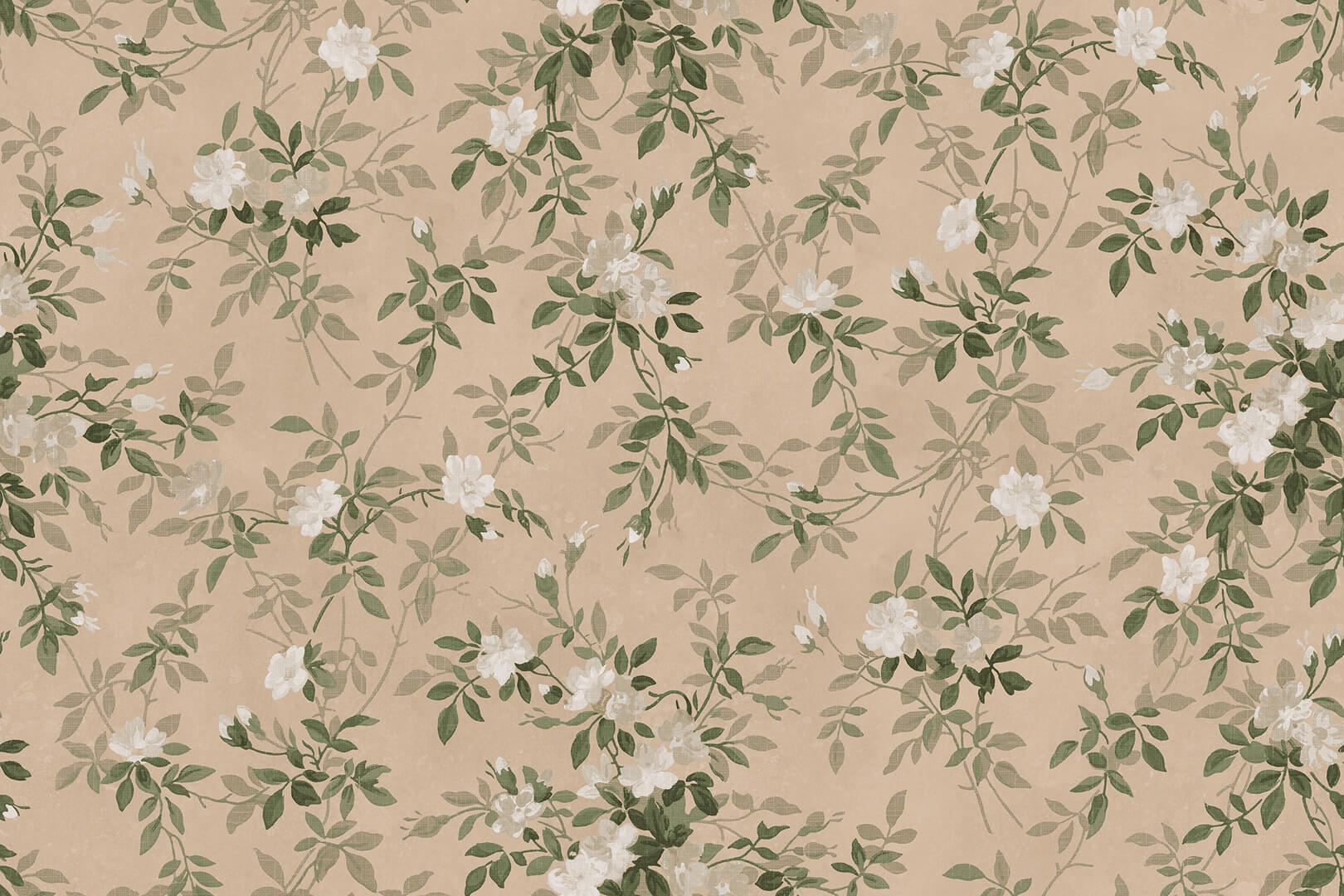 Fototapeta kwiatowe pnącza Rebel Walls R21662 Wildflower Vista Peach Botanical Gardens