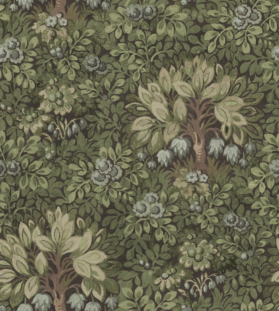 Fototapeta z bujnym listowiem i kwiatami Rebel Walls R21675 Flower Tree Green Botanical Gardens