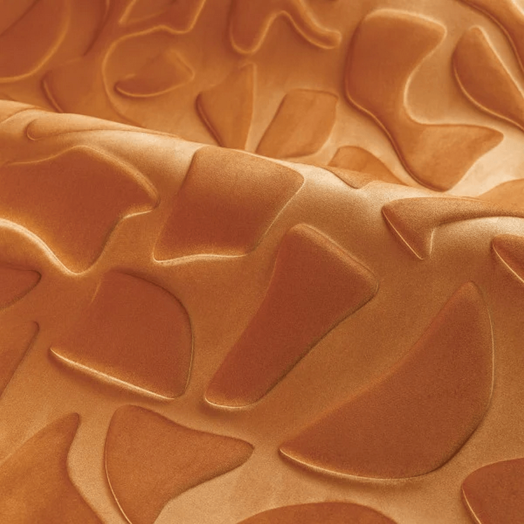 Tapeta tekstylna 3D geometryczna welurowa Casamance 77670220 Erosion