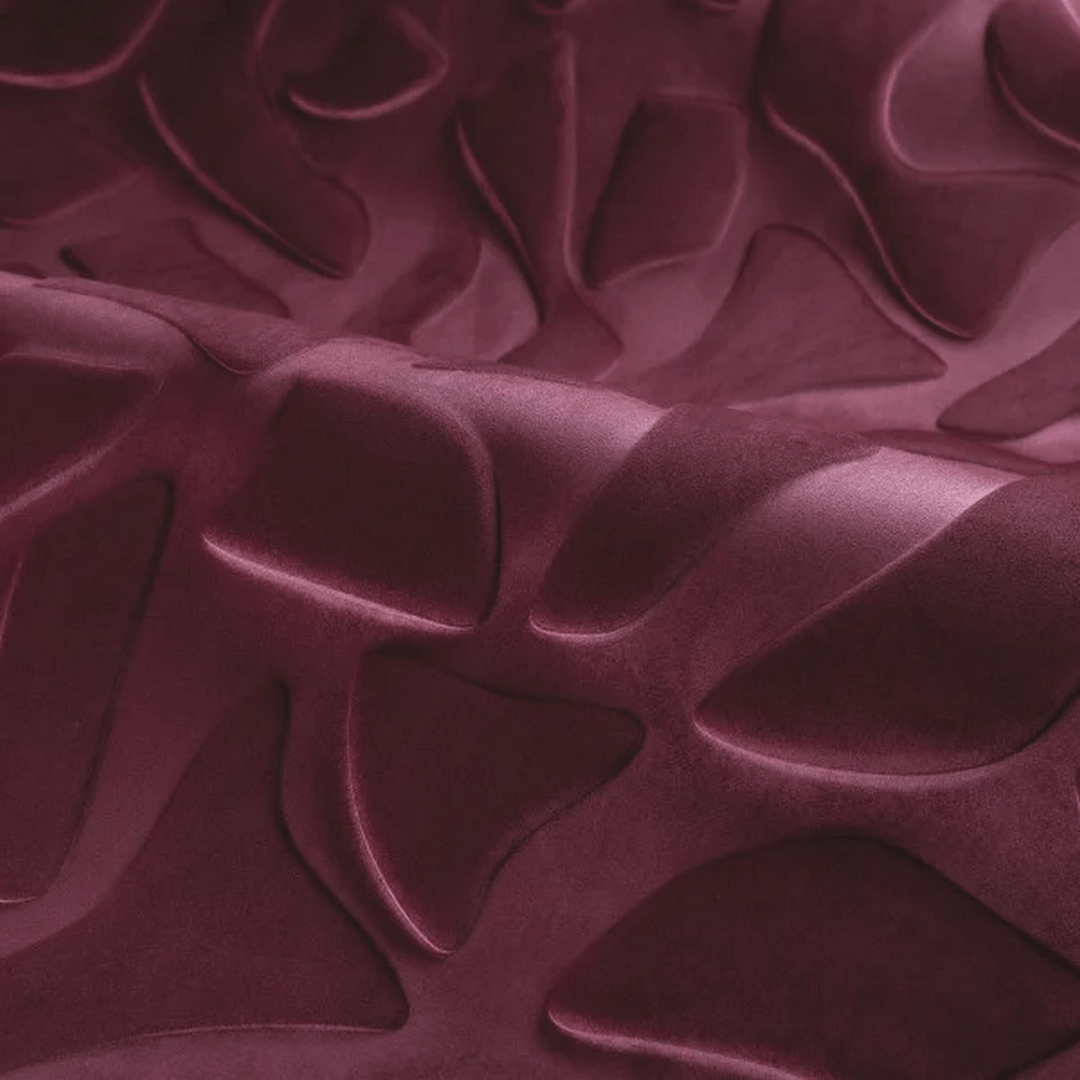 Tapeta tekstylna 3D geometryczna welurowa Casamance 77670302 Erosion