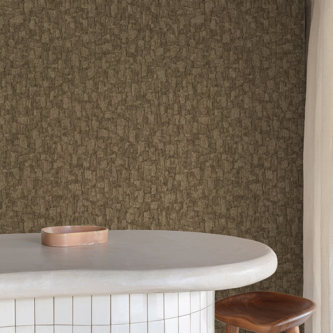 Tapeta inspirowana strukturą postarzanego drewna Grandeco Boutique SF1009 Surfaces