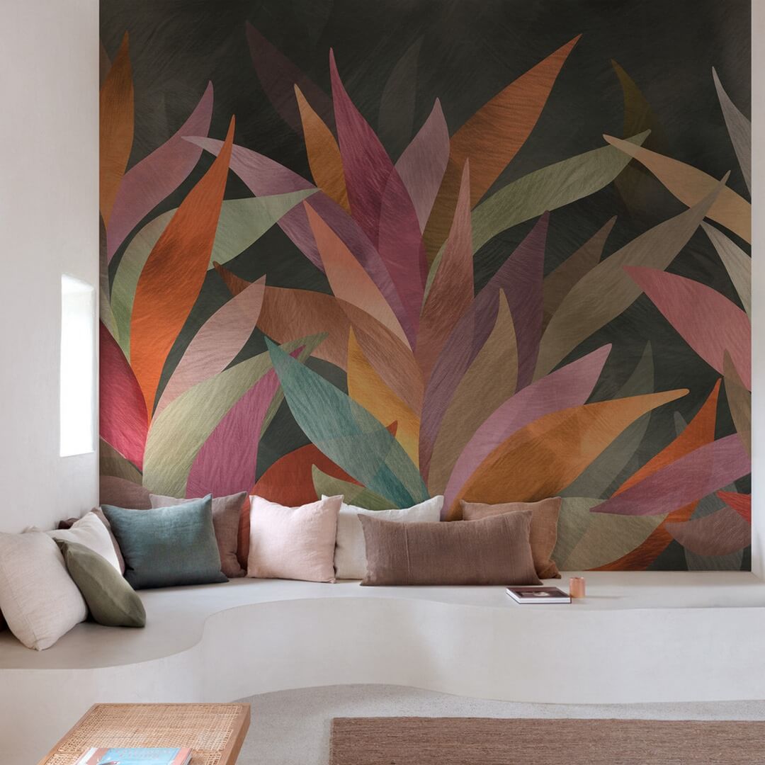Mural egzotyczne liście Grandeco Boutique SF6101 Surfaces